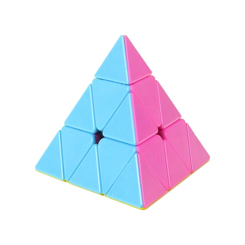 Unpackaged Geleqi 2345 Rubik'S Cube Carbon Fiber Sticker Competition Special Beginner Decompression Educational Toy - Image 1